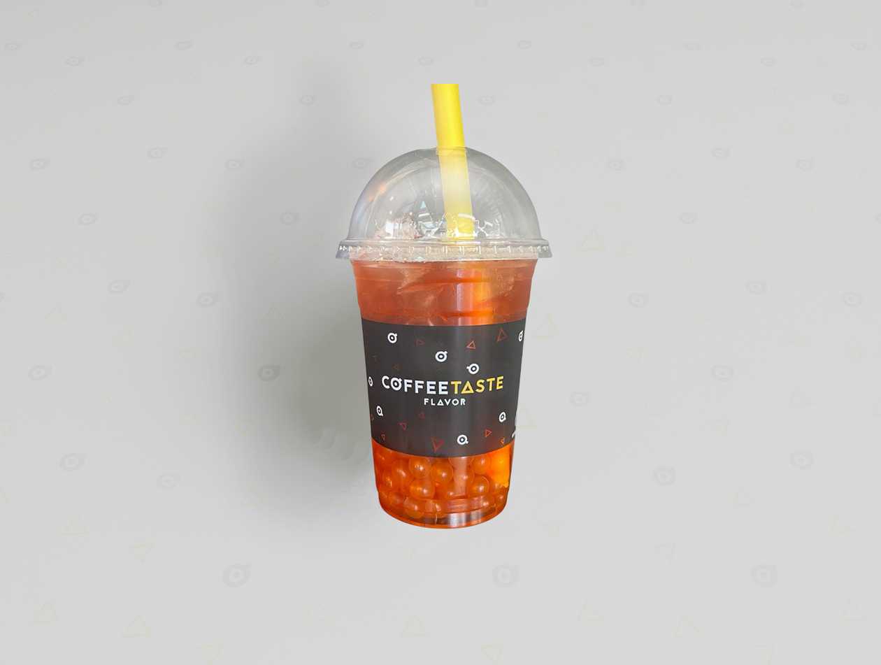 Bubble Tea Pomegranate Mango