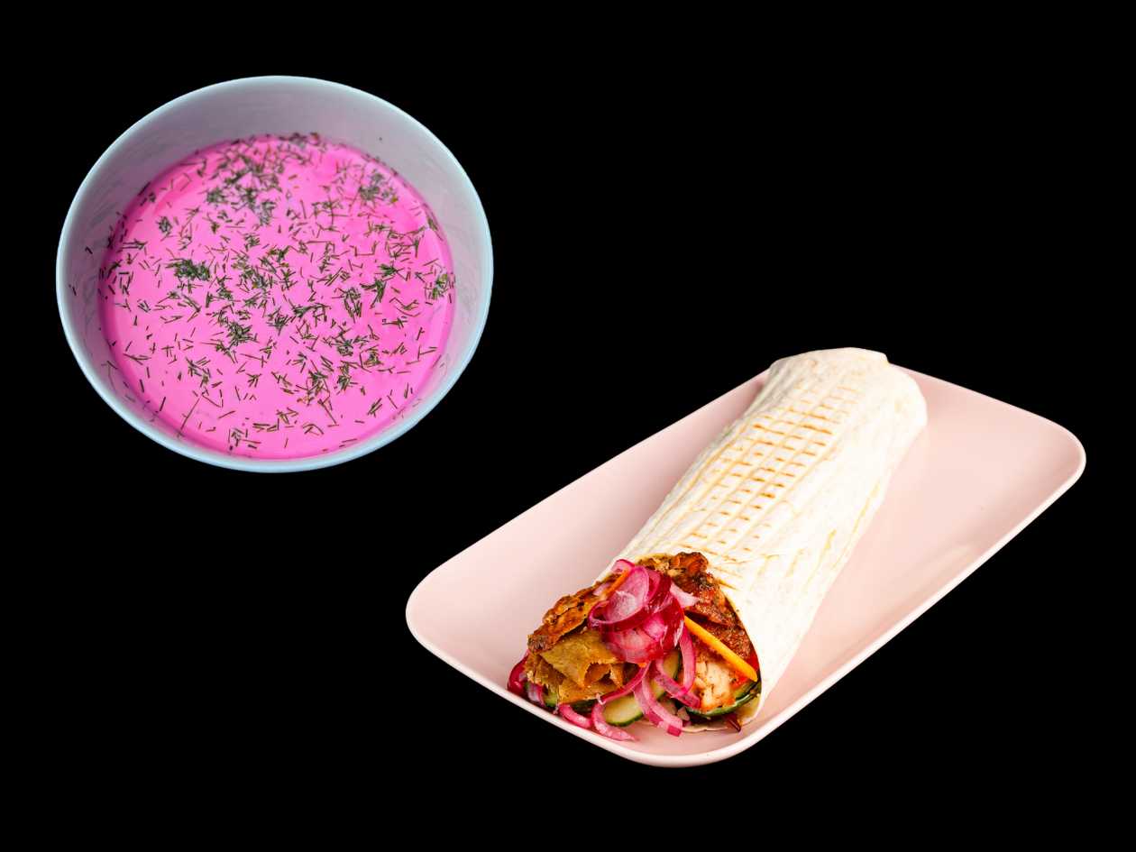 Mix kebabs + Aukstā zupa