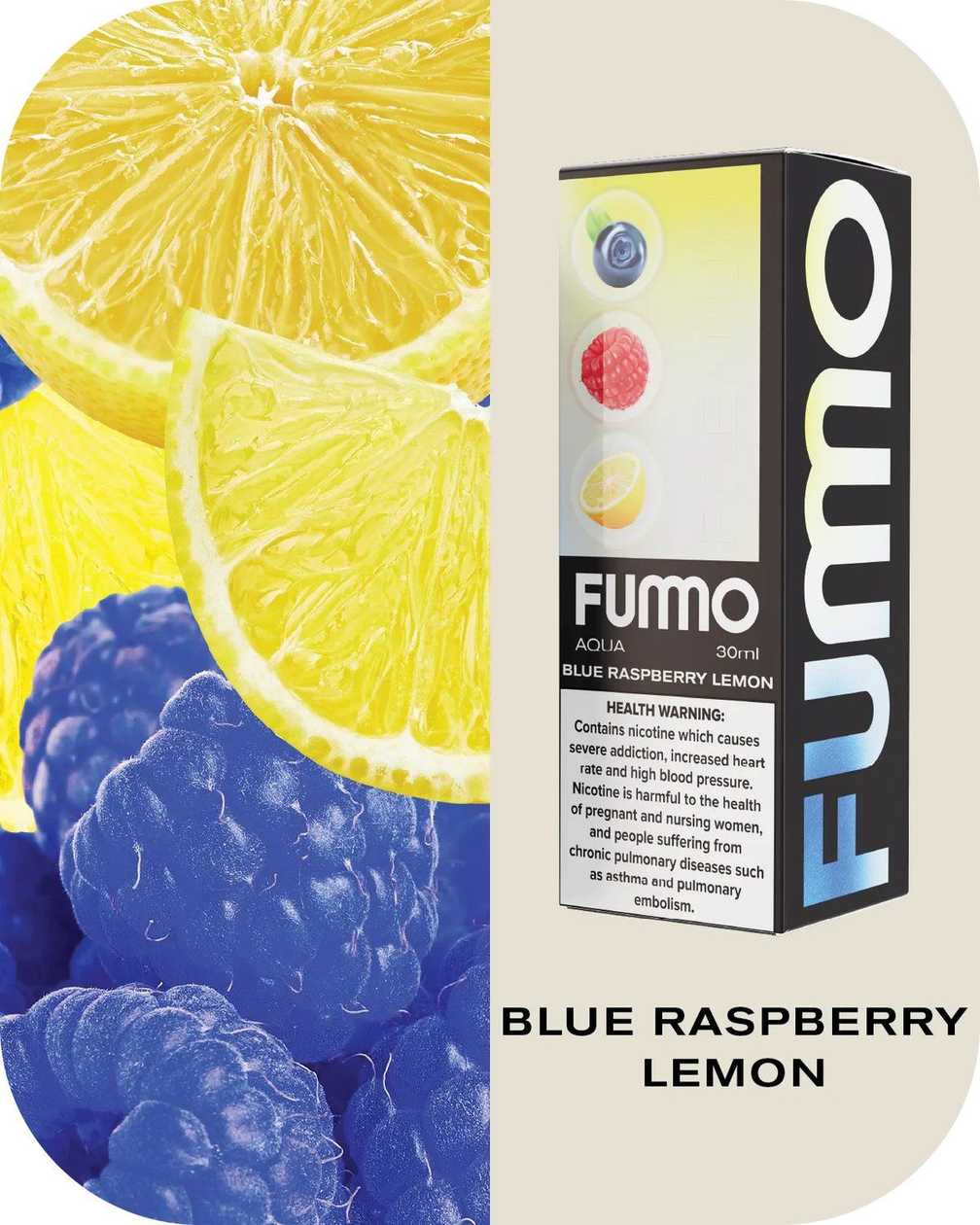 Fummo Aqua Blue Raspberry Lemon