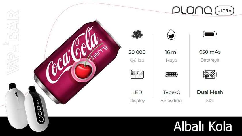 PLONQ Cherry Cola 20000 Ultra