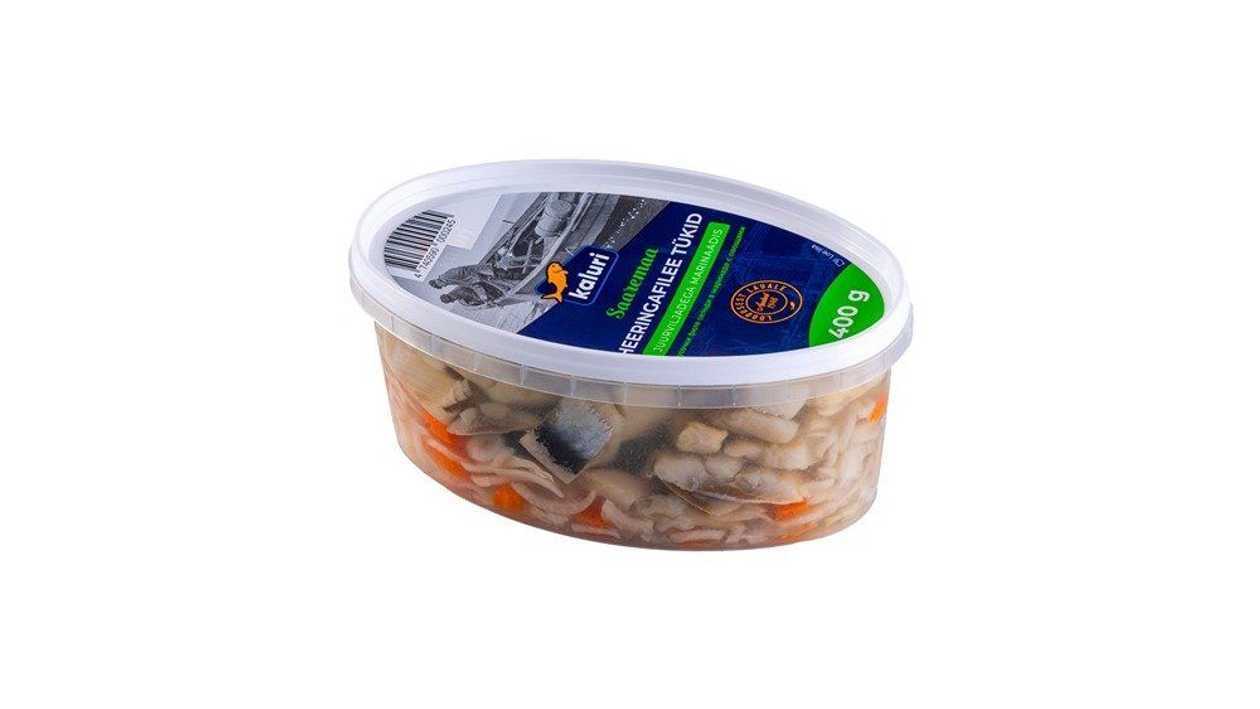 Kaluri, Heeringafilee tükid juurviljadega marinaadis, 400 g