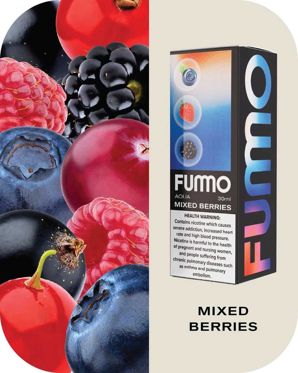 Fummo Aqua Mixed Berries