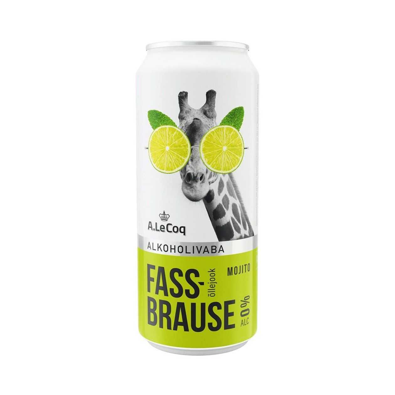 A. Le Coq, Alkoholivaba jook Fassbrause Mojito, 500ml