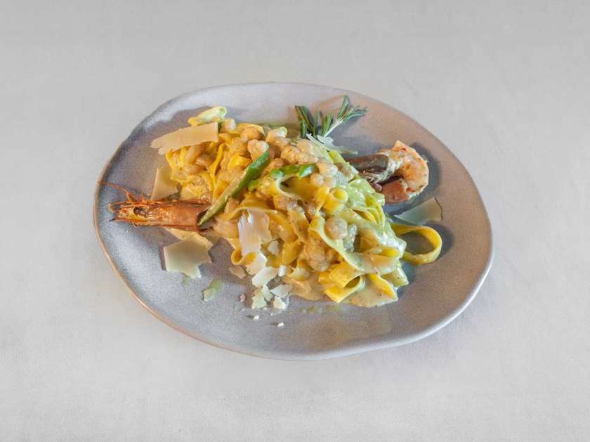 FETTUCINE GAMBERETTI E ZUCHINE