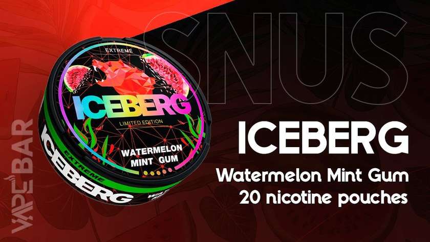 ICEBERG Watermelon Mint Gum