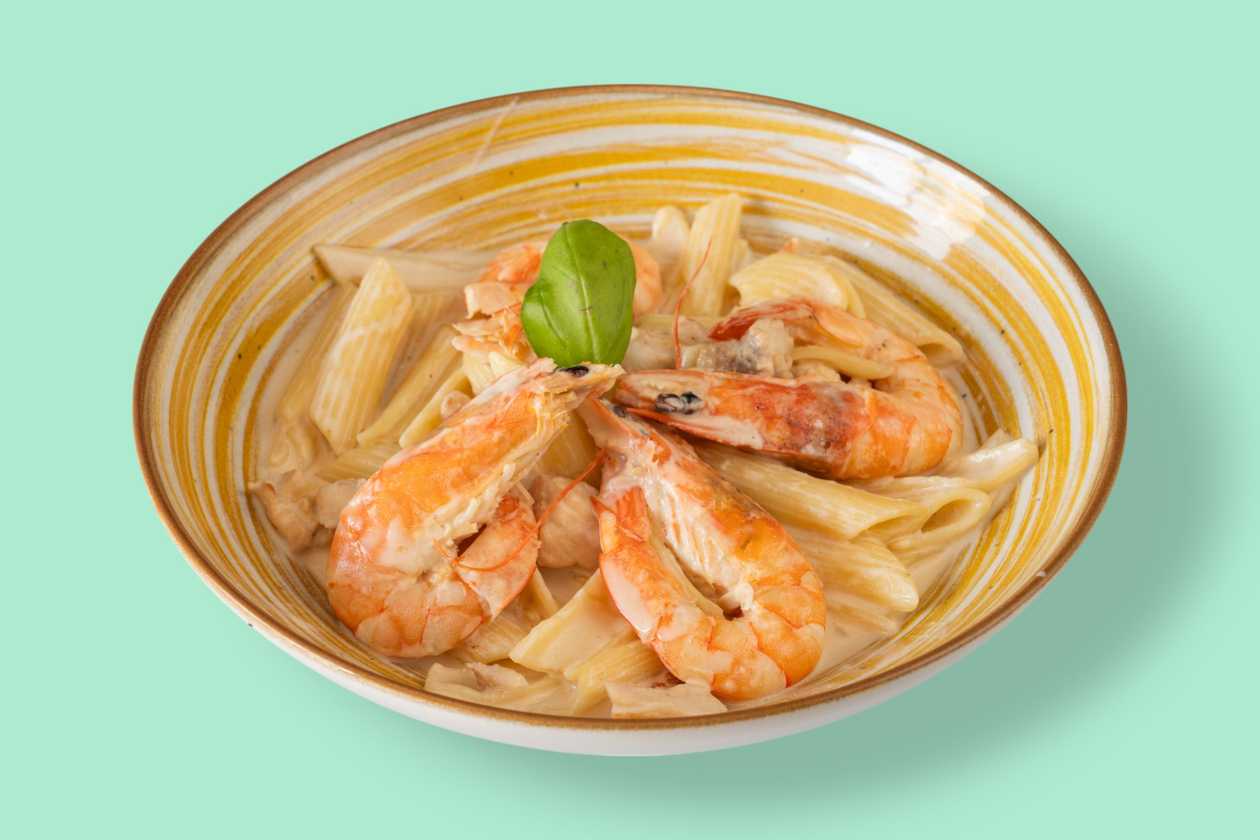 Penne with Chicken and Shrimp