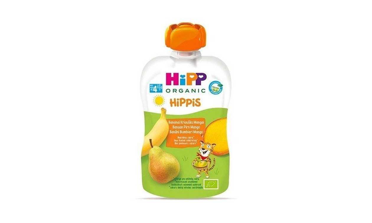 Hipp, Banaanipüree pirni ja mangoga 4+, mahe, 100 g