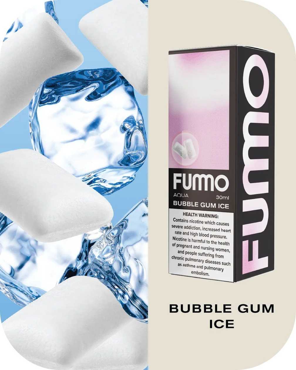 Fummo Aqua Bubble Gum Ice