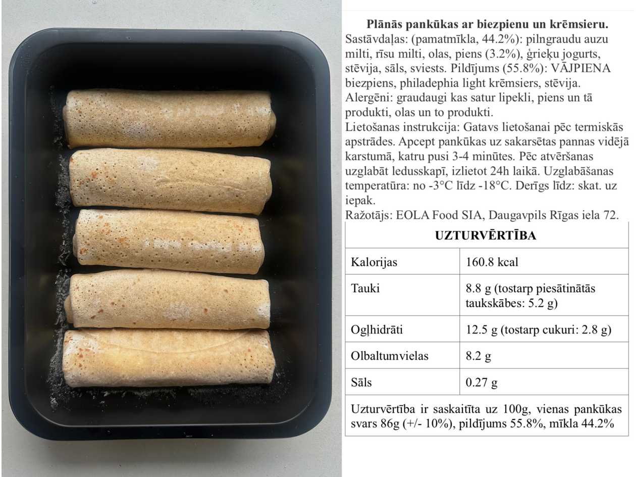 Oatmeal pancakes with cottage cheese