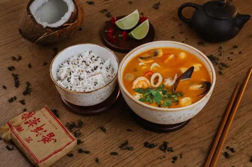 Tom yum z krewetkamii