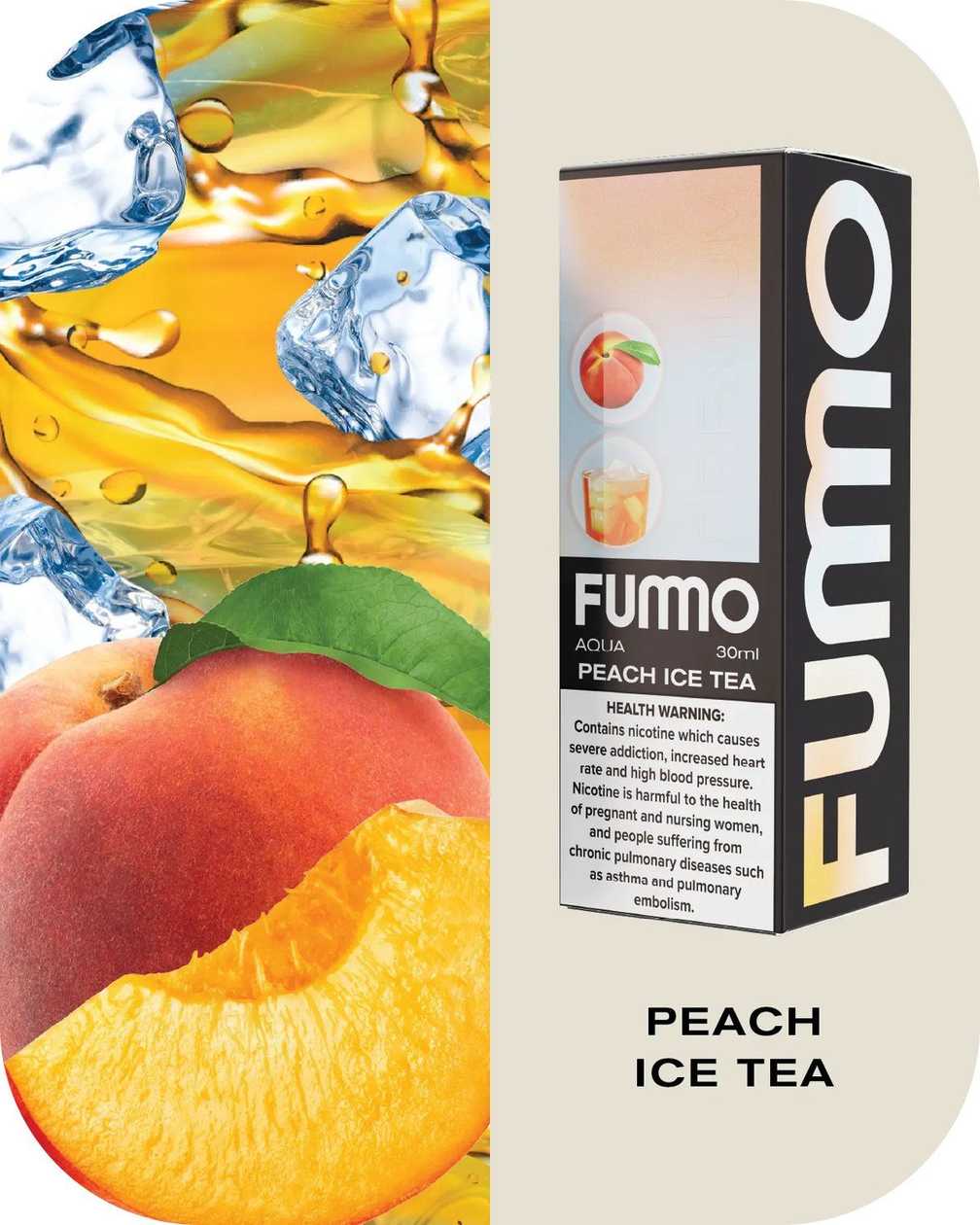 Fummo Aqua Peach Iced Tea