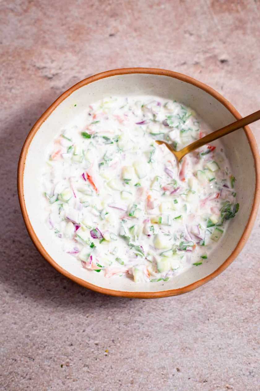 Mixed Vegetable Raita