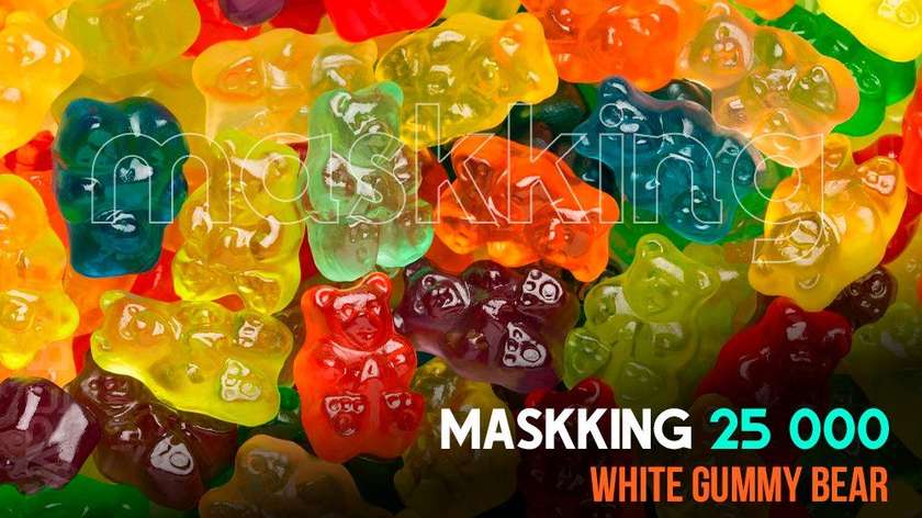 MASKKING White Gummy Bear 25000