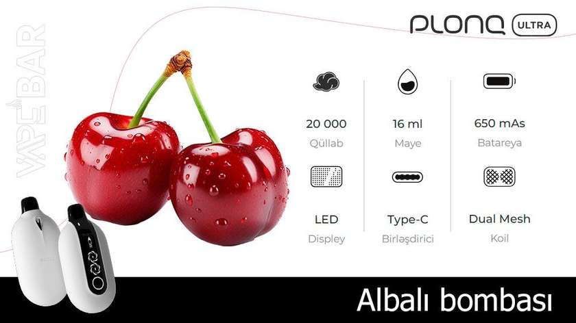 PLONQ California Cherry 20000 Ultra