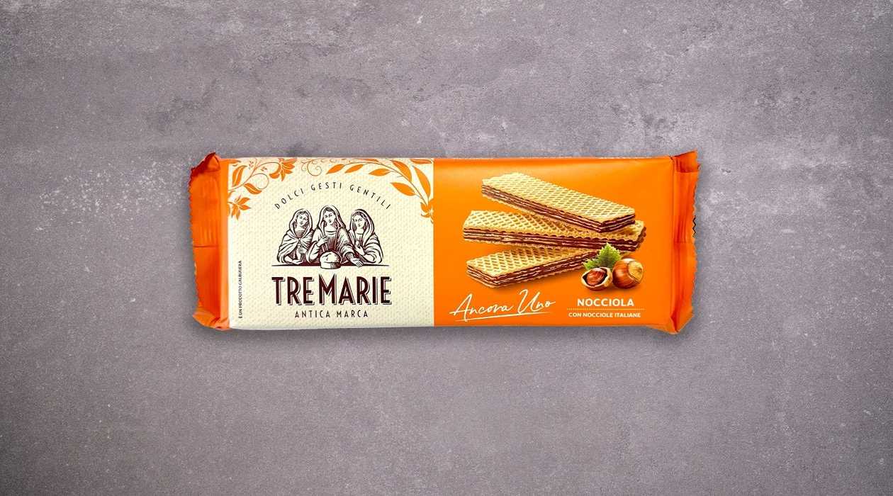 Tre Marie lieskovcové krémové waffle