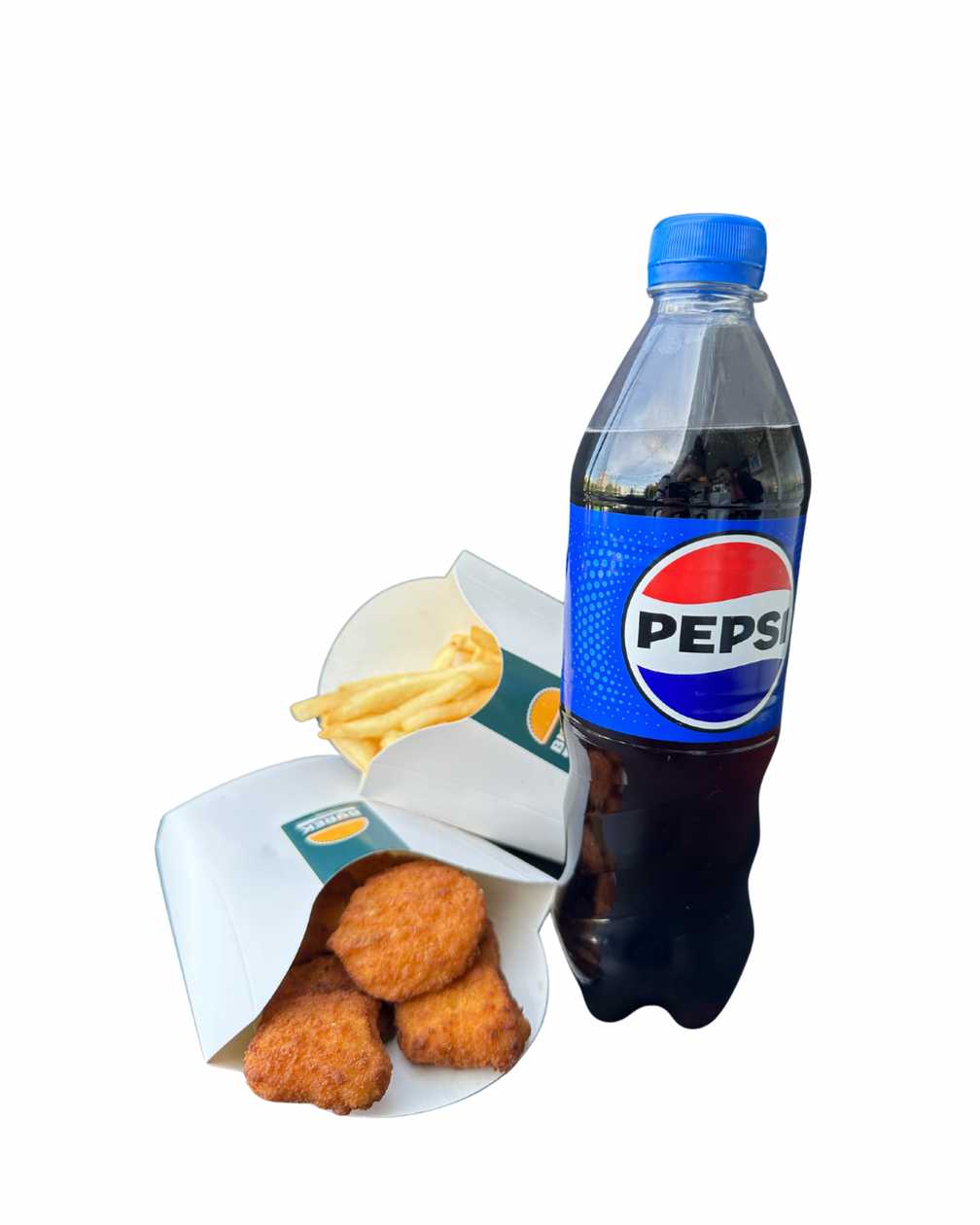 Комбо фрі + курячі нагетси + Pepsi