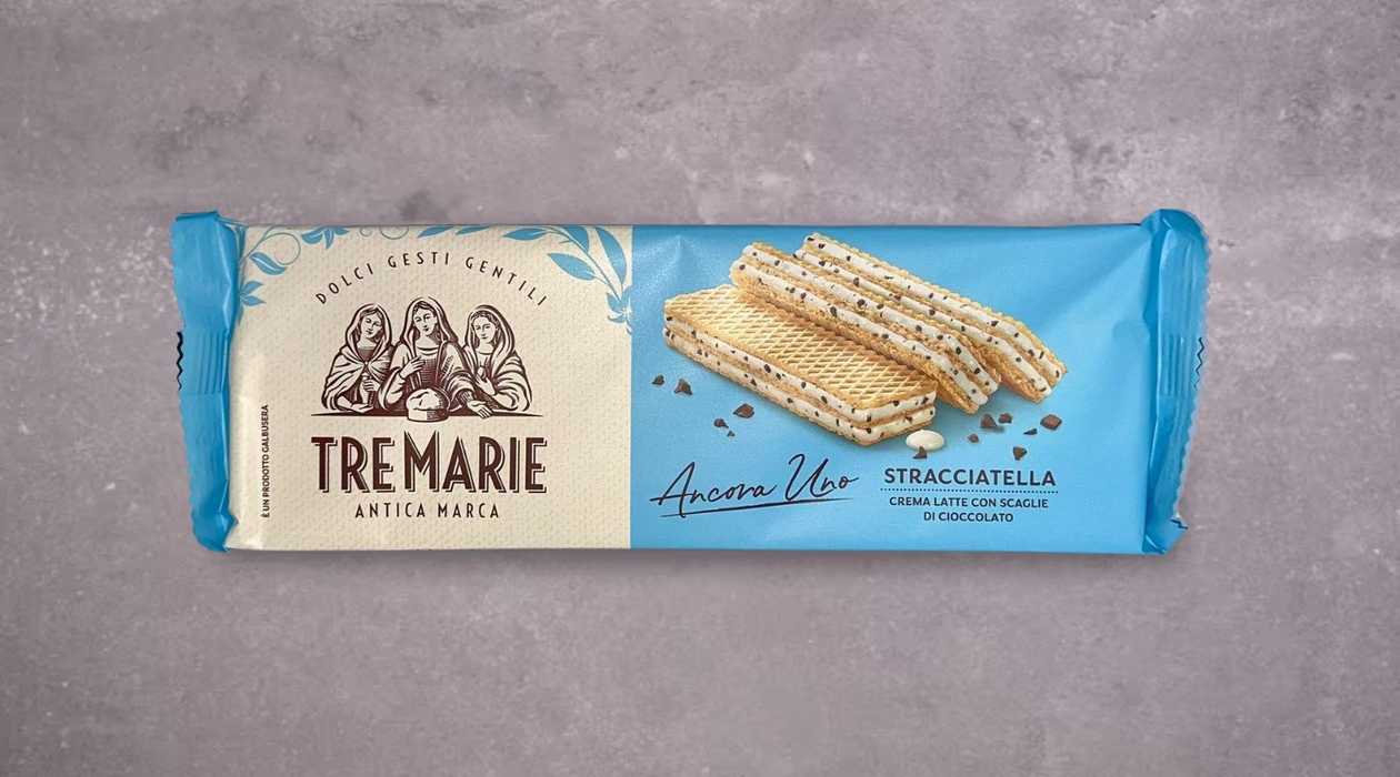 Tre Marie stracciatellové waffle