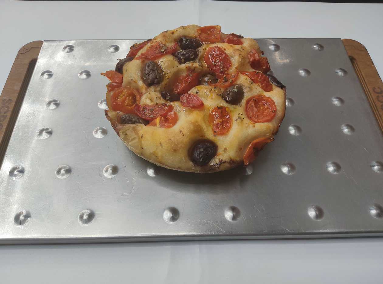 FOCACCIA CHERRY TOMATO AND OLIVES