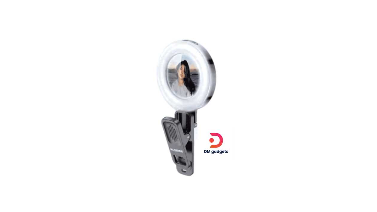 #515D#Plokama® U20 LED Mini Mirror Clip Selfie Ring Light