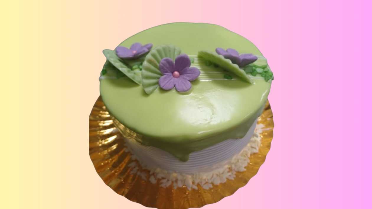 Pistachio and Chocolate Mousse Cake