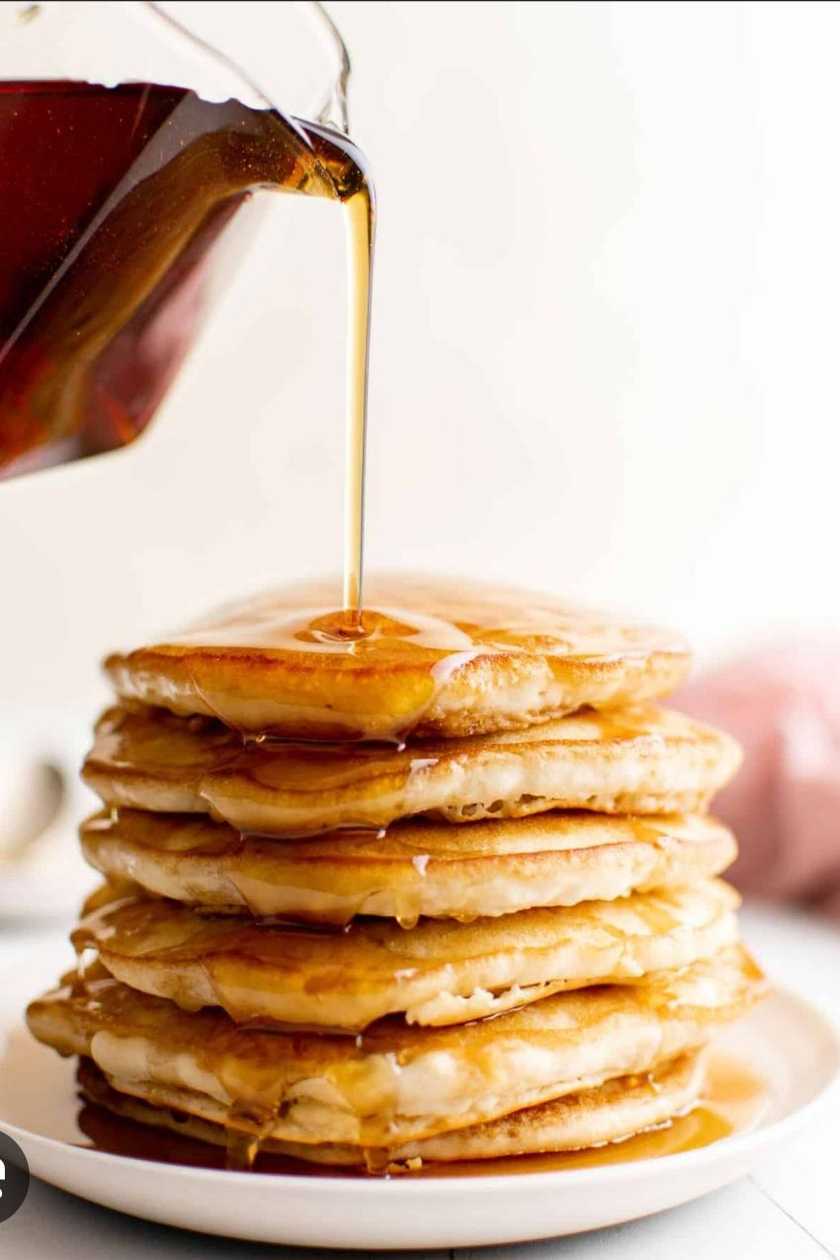 Pancake with syrup