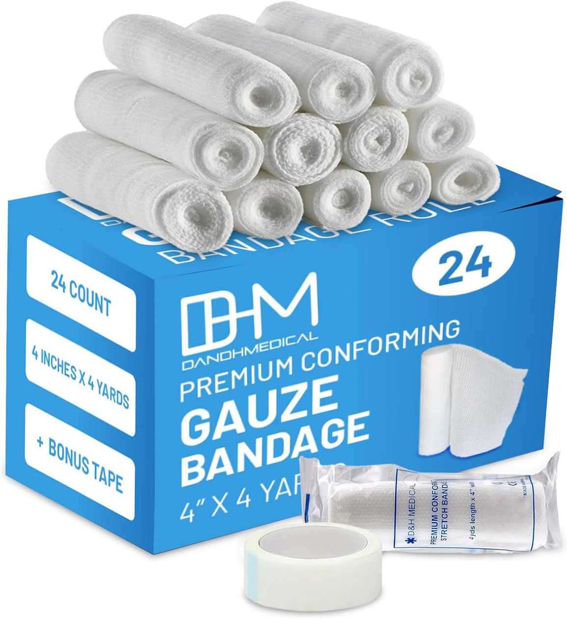 Gauze Bandage 4 inches, 1 ROLL
