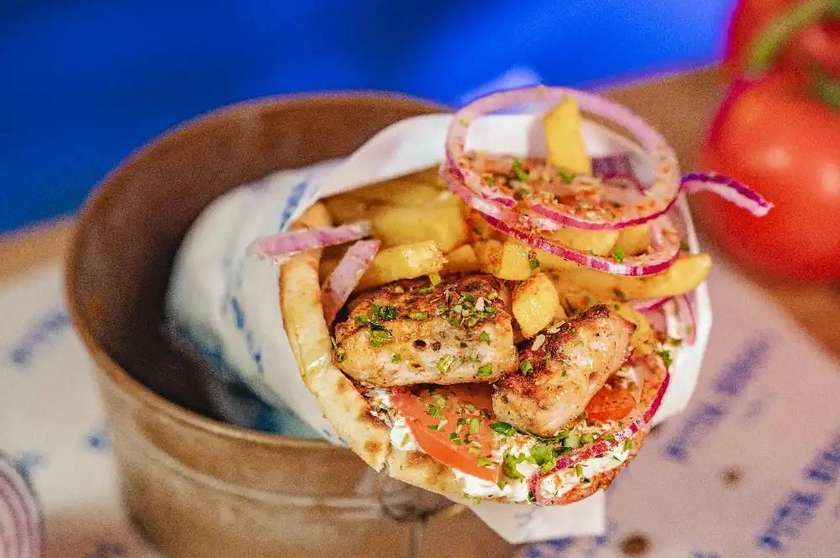 Pita Souvlaki.