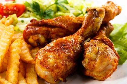 Charcoal-grilled Chicken & Yam chips
