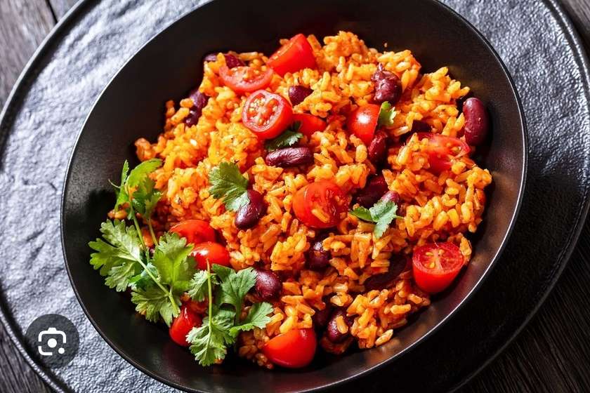 Vegetable friedrice/jollofrice