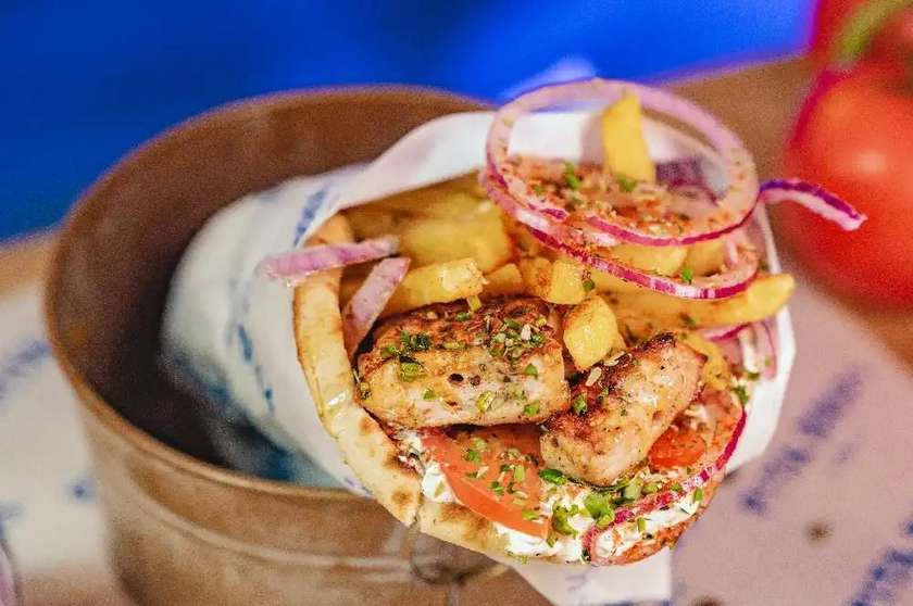 Pita Souvlaki XL.