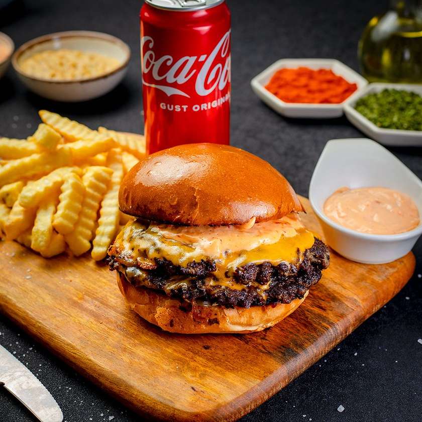 Combo Double Stack Cheeseburger