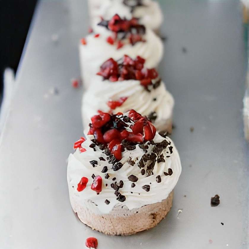 Pavlova with walnut
