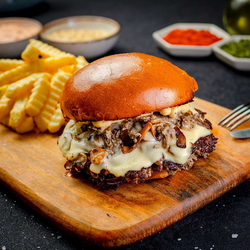 Truffle & Mushroom Burger