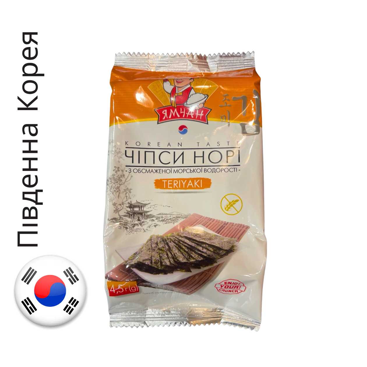 Чіпси Норі Teriyaki (Південна Корея)