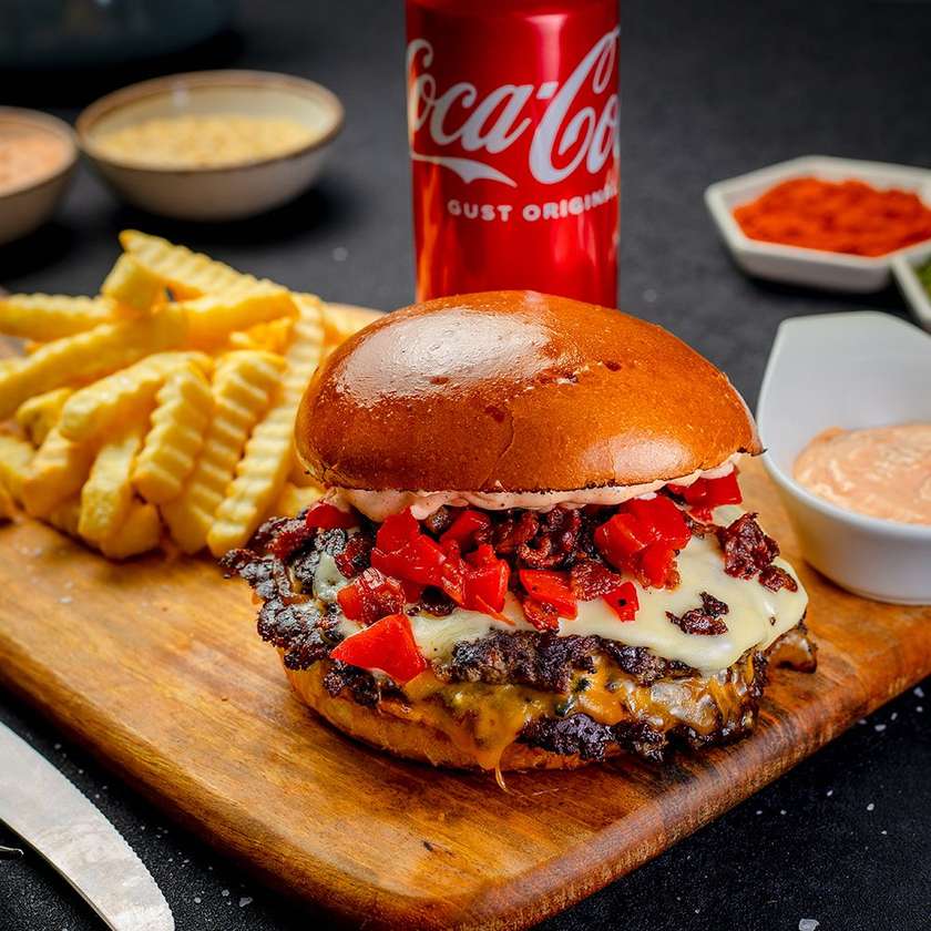 Combo The Double Boom Burger