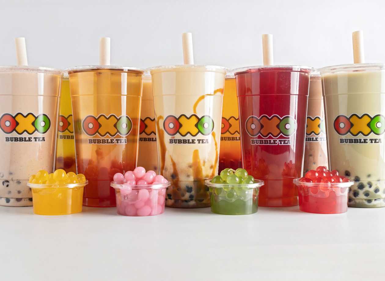 Own fruit milk BubbleCream Tea
