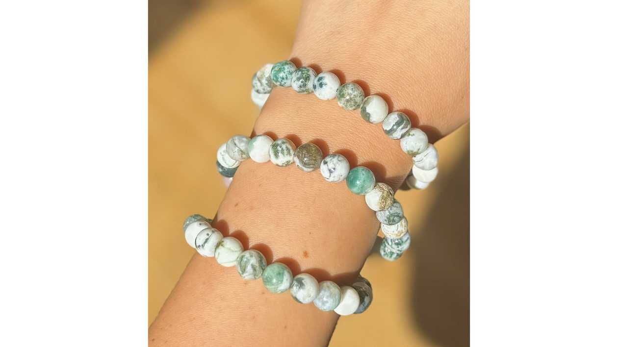Moss Agate Bracelet