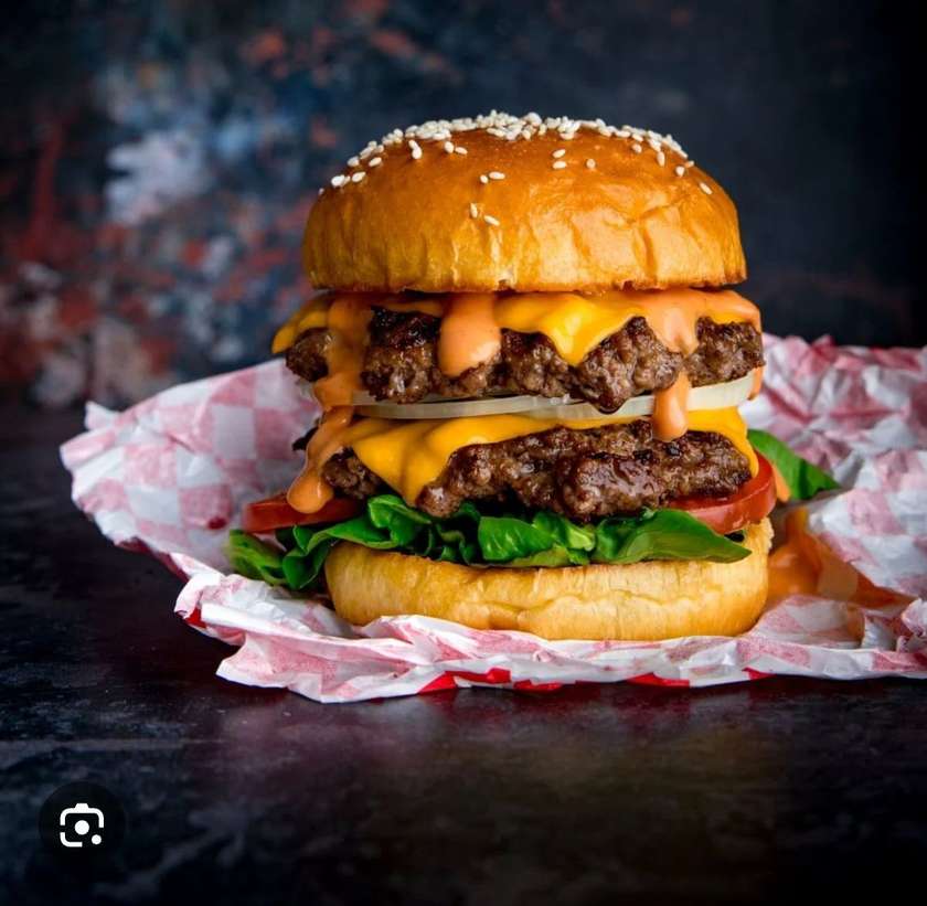 Double beef burger