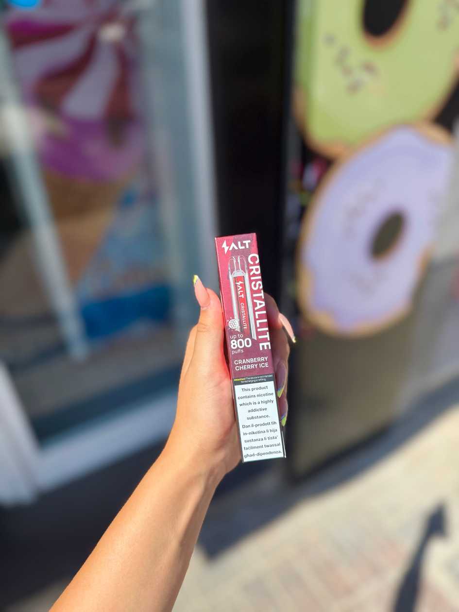 Cranberry Cherry ice ( VAPE ) 800 PUFS 💨