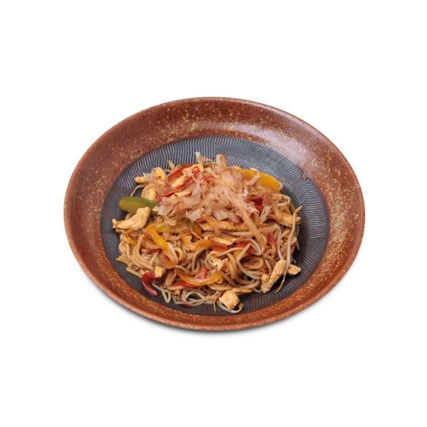 Локшина якісоба з куркою (250г)