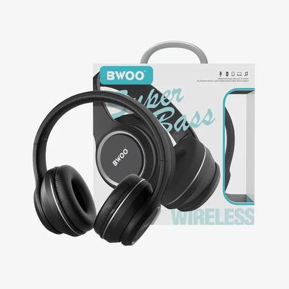 BWOO BT 5.0 Noise Cancelling Hi-Fi Wireless Headset BW580