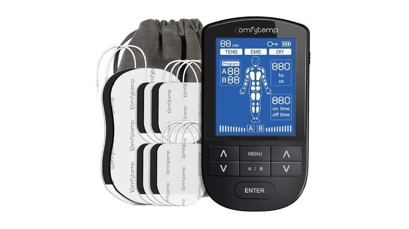 Comfytemp 3-in-1 TENS/EMS Device, 24 Modes with DIY, Pain Therapy