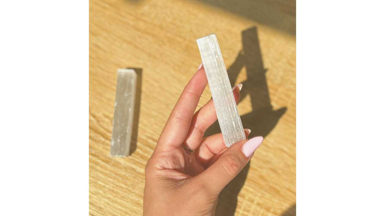 Purifying Moonblade Selenite Bar