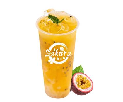 Passion fruit ice tea