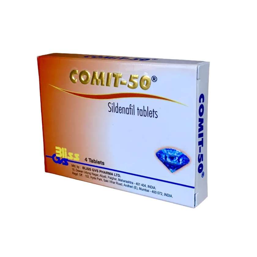 Comit - 50 (Sildenafil) Tablet (Per Pack)