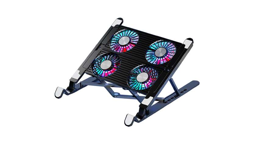 Laptop Cooler Folding Fan with 4 Fans