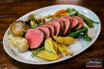 Chateubriand from pork tenderloin