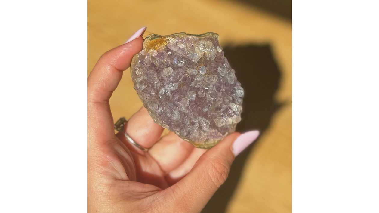 Dreamy Amethyst Lilac Oracle Isle Specimen