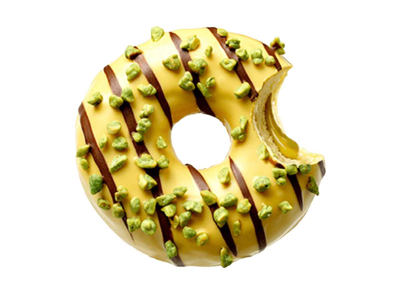 Donut cu fistic