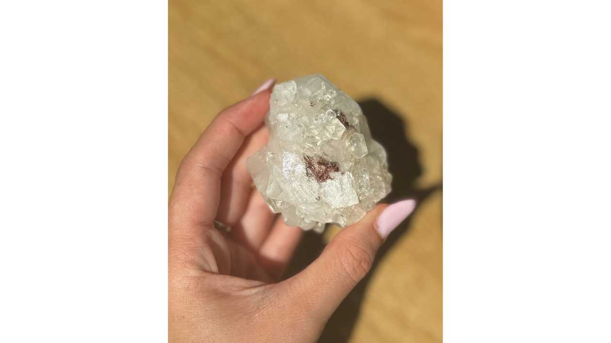 Stilbite Bloodspell Blossom specimen
